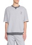 首图 - 点击放大 - BRUNELLO CUCINELLI - Short Sleeve Logo Cotton Sweatshirt