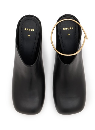 细节 - 点击放大 - SACAI - 65 Leather Mules