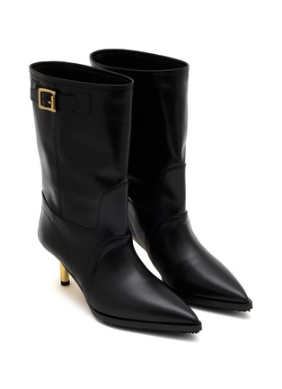 细节 - 点击放大 - SACAI - 65 Utility Leather Short Boots