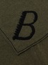 细节 - 点击放大 - BARRIE - Logo Embroidered Cashmere Foulard