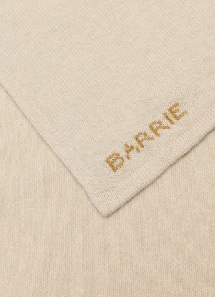 细节 - 点击放大 - BARRIE - 蓟花刺绣针织方巾