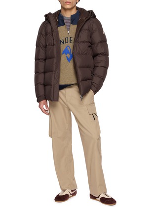 模特儿示范图 - 点击放大 - MONCLER - 拉链袋工装裤