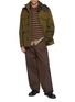 模特儿示范图 - 点击放大 - MONCLER - Lyricas Hooded Multi Pocket Coat