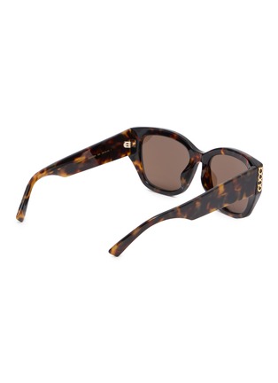 模特儿示范图 - 点击放大 - GUCCI - 方框太阳眼镜