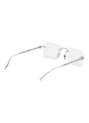 模特儿示范图 - 点击放大 - GUCCI - Metal Rectangle Optical Glasses