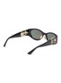 模特儿示范图 - 点击放大 - GUCCI - Injection Oval Sunglasses