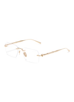 首图 - 点击放大 - GUCCI - Metal Rectangle Optical Glasses