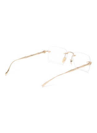 模特儿示范图 - 点击放大 - GUCCI - Metal Rectangle Optical Glasses