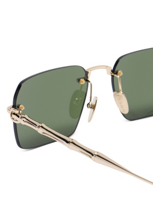 细节 - 点击放大 - GUCCI - Metal Rectangle Sunglasses