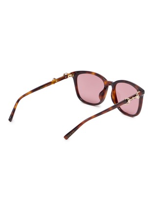 模特儿示范图 - 点击放大 - GUCCI - 方框太阳眼镜