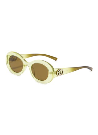 首图 - 点击放大 - GUCCI - Injection Oval Sunglasses