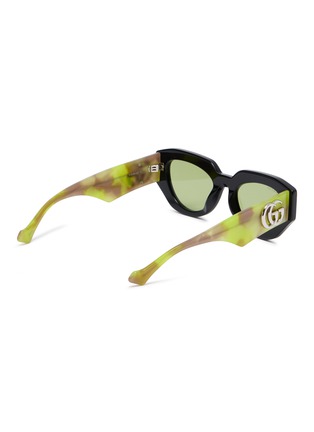 模特儿示范图 - 点击放大 - GUCCI - Recycled Acetate Cateye Sunglasses
