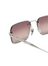 细节 - 点击放大 - GUCCI - Metal Rectangular Sunglasses