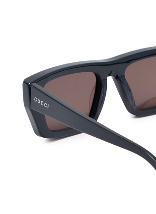 细节 - 点击放大 - GUCCI - Recycled Acetate Rectangular Sunglasses