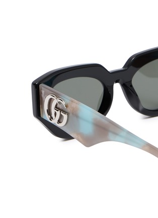 细节 - 点击放大 - GUCCI - Recycled Acetate Cateye Sunglasses