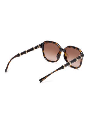 模特儿示范图 - 点击放大 - GUCCI - 方框太阳眼镜