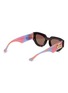 模特儿示范图 - 点击放大 - GUCCI - Recycled Acetate Cateye Sunglasses