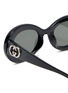 细节 - 点击放大 - GUCCI - Injection Oval Sunglasses