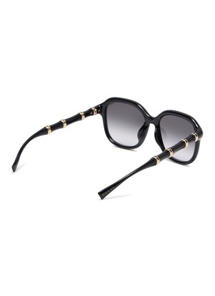 模特儿示范图 - 点击放大 - GUCCI - 方框太阳眼镜