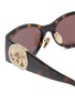 细节 - 点击放大 - GUCCI - Injection Oval Sunglasses