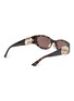 模特儿示范图 - 点击放大 - GUCCI - Injection Oval Sunglasses