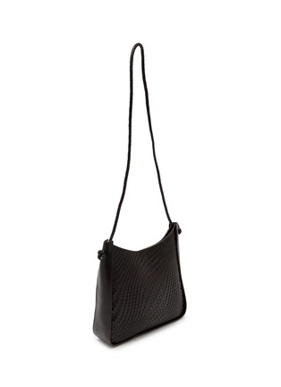 细节 - 点击放大 - DRAGON DIFFUSION - Glendhu Optical Weave Gusset Leather Hobo Bag