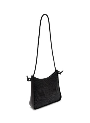 细节 - 点击放大 - DRAGON DIFFUSION - Glendhu Optical Weave Gusset Leather Hobo Bag