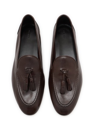 模特儿示范图 - 点击放大 - THE ROW - Caden Leather Loafers