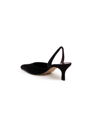 细节 - 点击放大 - THE ROW - 55 Inez Suede Slingback Pumps