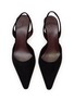 模特儿示范图 - 点击放大 - THE ROW - 55 Inez Suede Slingback Pumps