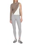 模特儿示范图 - 点击放大 - BEYOND YOGA - Keep It Cool Seamless Midlength Tank