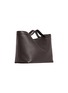 模特儿示范图 - 点击放大 - THE ROW - Large Kit Tote Grained Leather Bag
