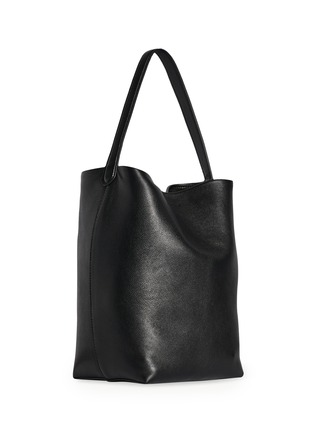 模特儿示范图 - 点击放大 - THE ROW - Medium N/S Park Leather Tote Bag