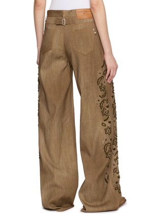 背面 - 点击放大 - ERMANNO SCERVINO - Floral Embroidered Pants