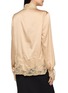 背面 - 点击放大 - ERMANNO SCERVINO - Long Sleeve Lace Embroidered Silk Shirt