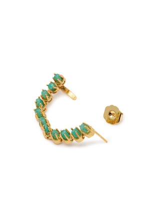 细节 - 点击放大 - FENOMENA - Emerald Stone Tennis Ear Cuff