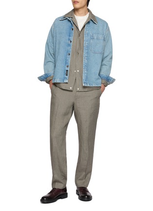 模特儿示范图 - 点击放大 - RAG & BONE - Evan Linen Trousers