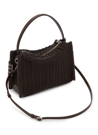细节 - 点击放大 - JW ANDERSON - Loafer Woven Leather Bag