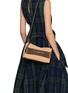 正面 -点击放大 - JW ANDERSON - Small Loafer Raffia Suede Shoulder Bag