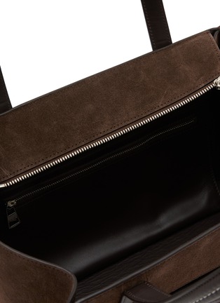 细节 - 点击放大 - JW ANDERSON - Elongated Loafer Suede Cabas Bag
