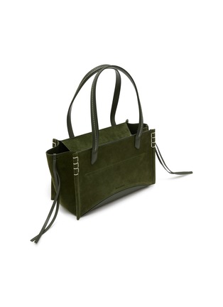 细节 - 点击放大 - JW ANDERSON - Elongated Loafer Suede Cabas Bag