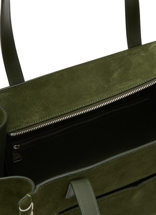 细节 - 点击放大 - JW ANDERSON - Elongated Loafer Suede Cabas Bag