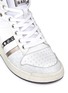 细节 - 点击放大 - ASH - PRINCE皮革拼接隐藏式坡跟球鞋