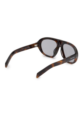 模特儿示范图 - 点击放大 - PRADA - Acetate Aviator Sunglasses