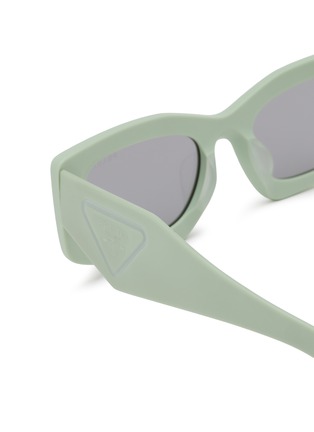 细节 - 点击放大 - PRADA - Acetate Rectangular Sunglasses