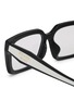 细节 - 点击放大 - PRADA - Acetate Square Optical Glasses