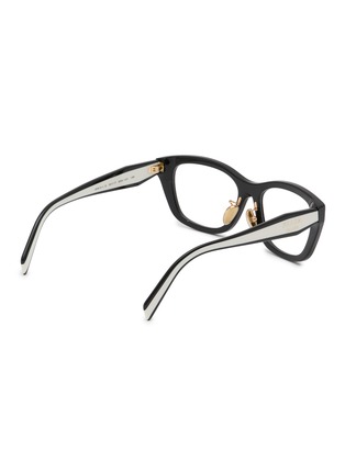 模特儿示范图 - 点击放大 - PRADA - Acetate Square Optical Glasses