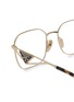 细节 - 点击放大 - PRADA - Metal Square Optical Glasses