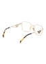 模特儿示范图 - 点击放大 - PRADA - Metal Square Optical Glasses