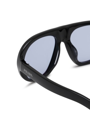 细节 - 点击放大 - PRADA - Acetate Aviator Sunglasses